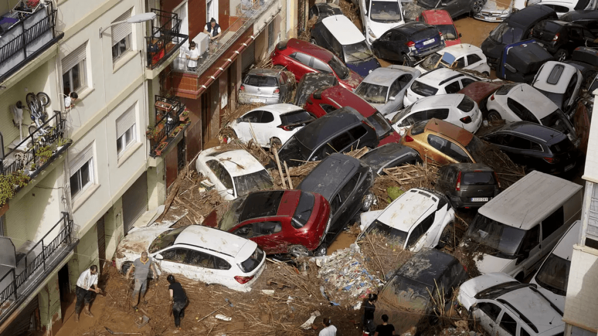It is estimated that there was $3.8 billion in material losses.