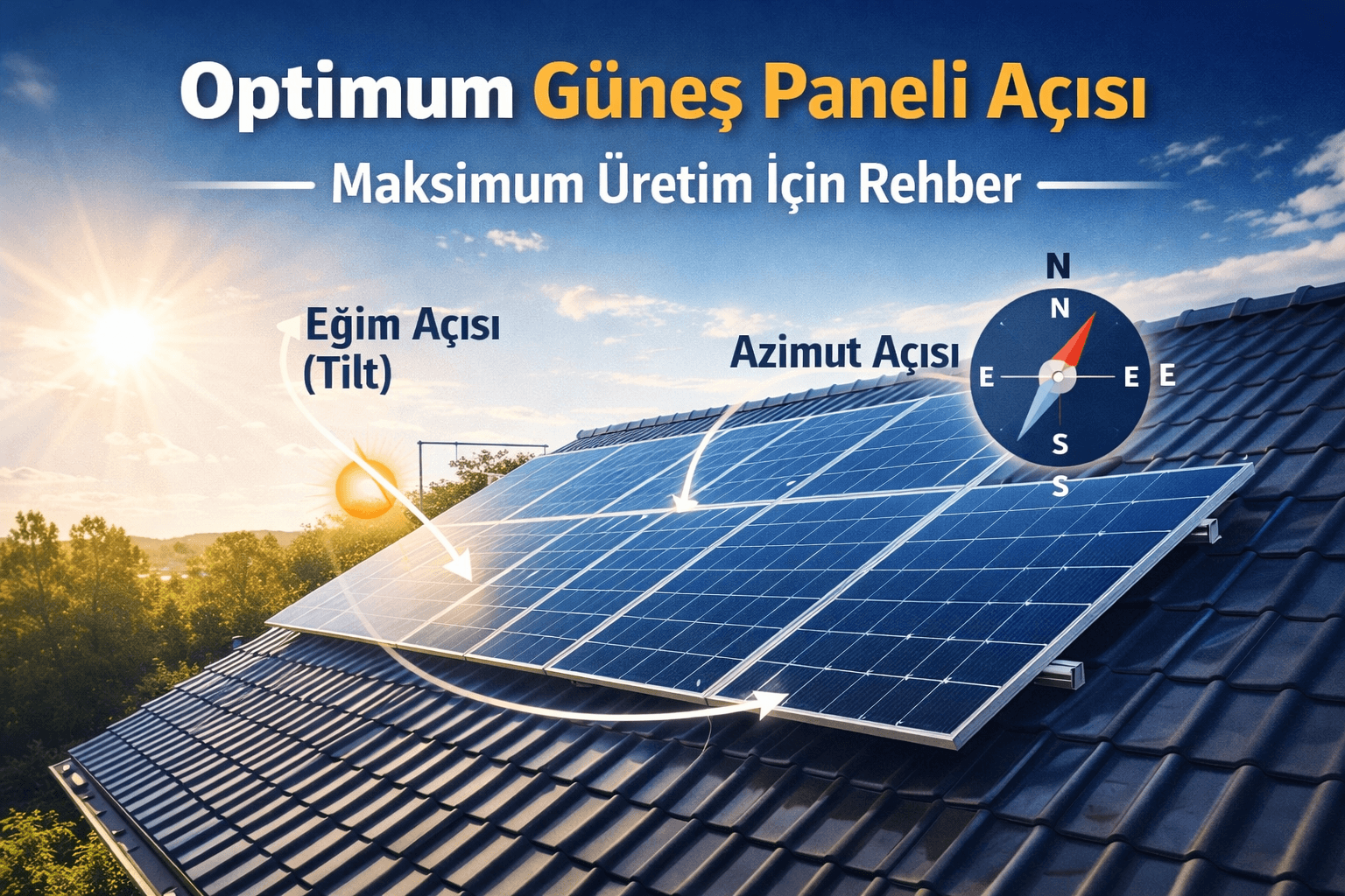 Optimum Güneş Paneli Açısı